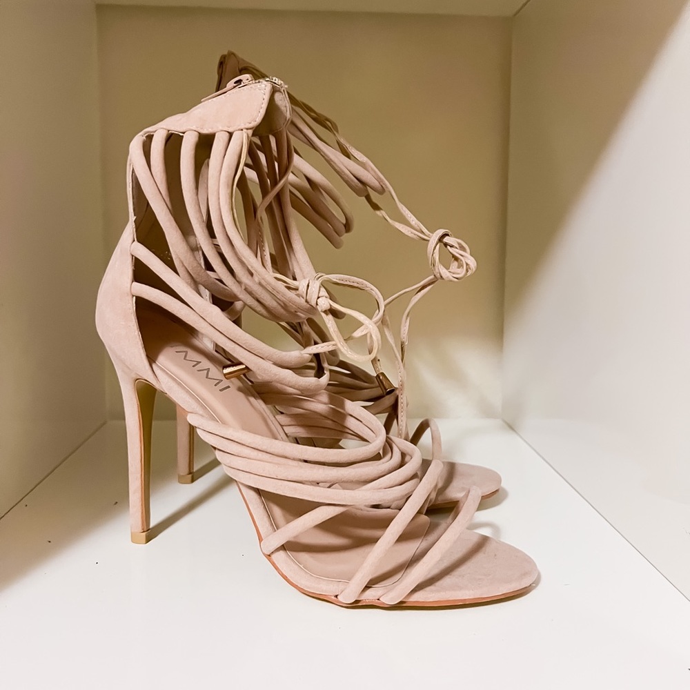 Nude Strappy Heels
